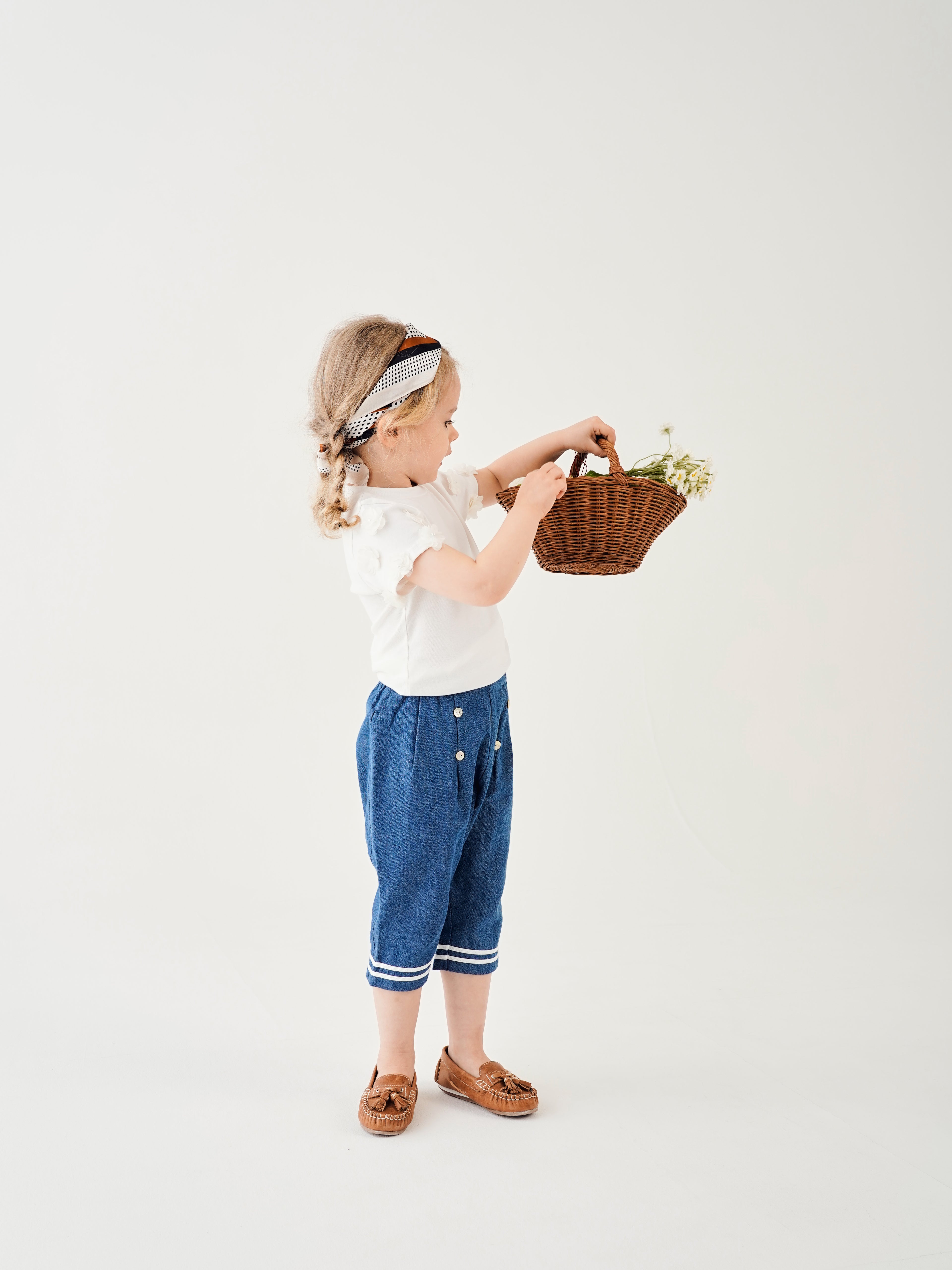 long sailor pants : black, navy , beige