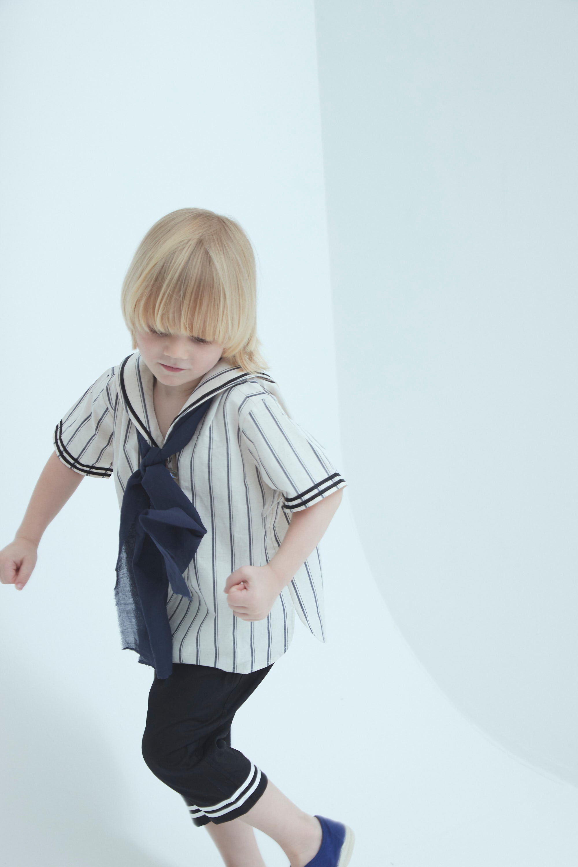long sailor pants : black, navy , beige