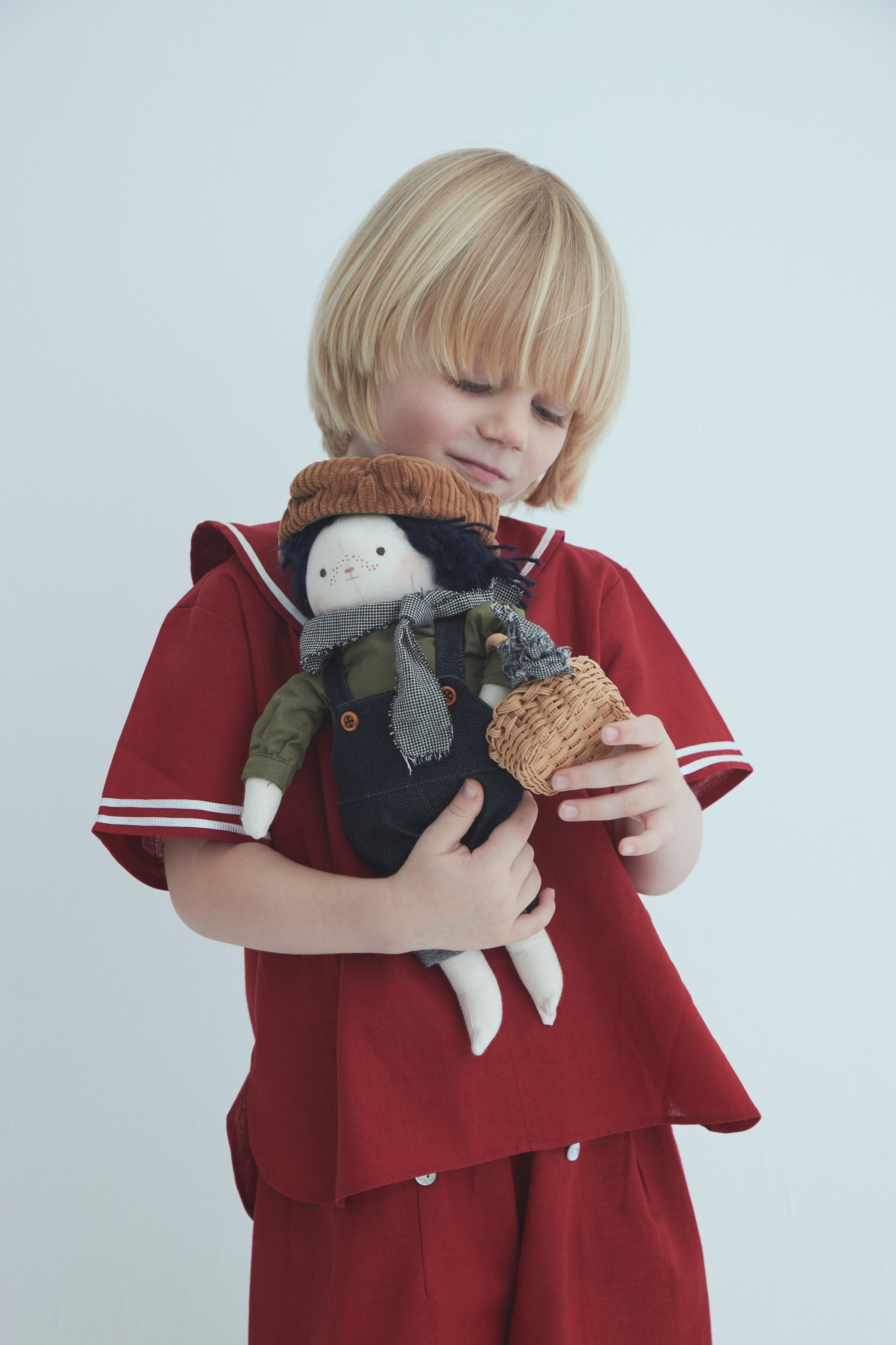 Sailor shirt short sleeves / BORDEAUX