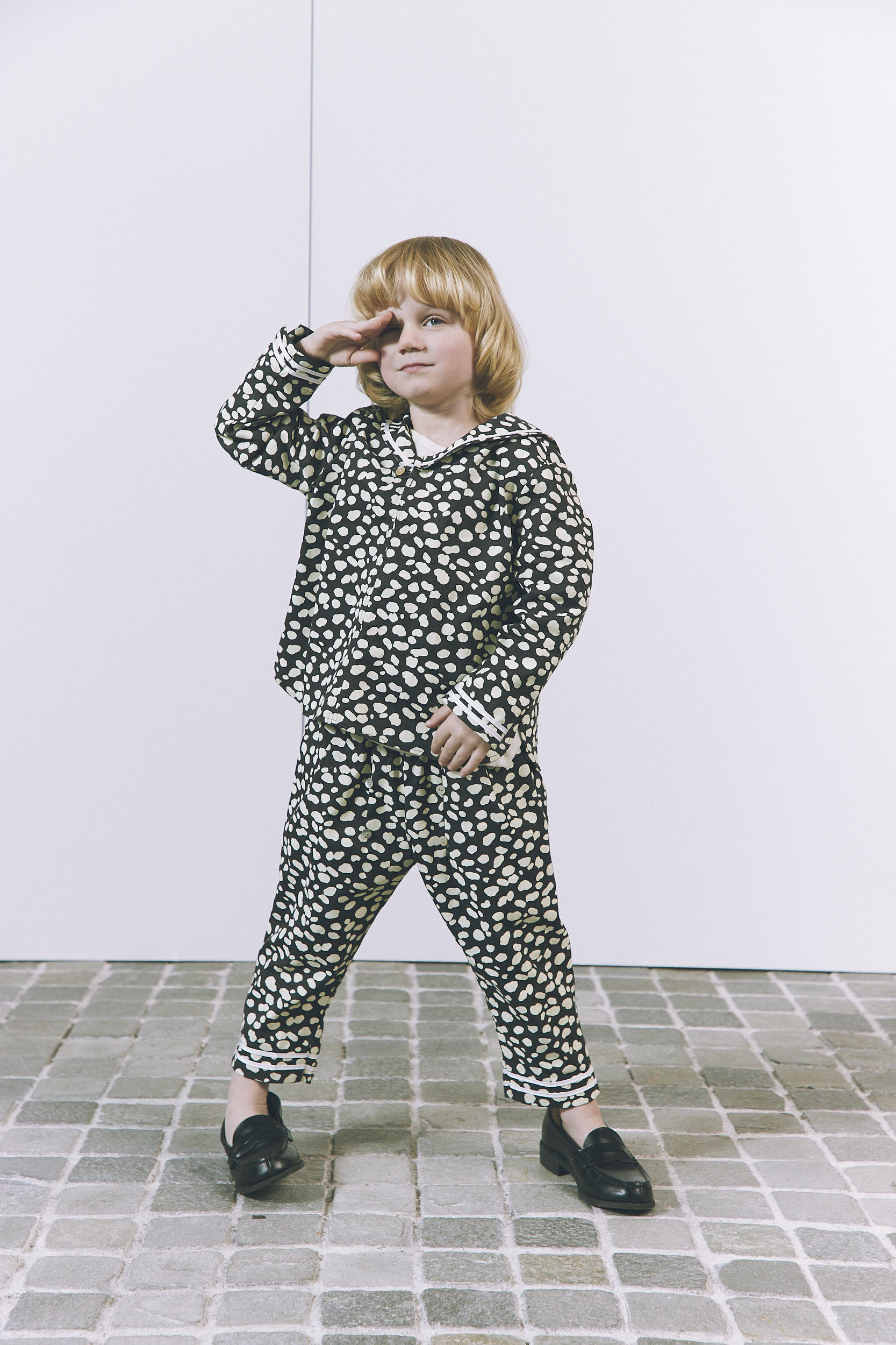 sailor shirt L/S:dalmatian