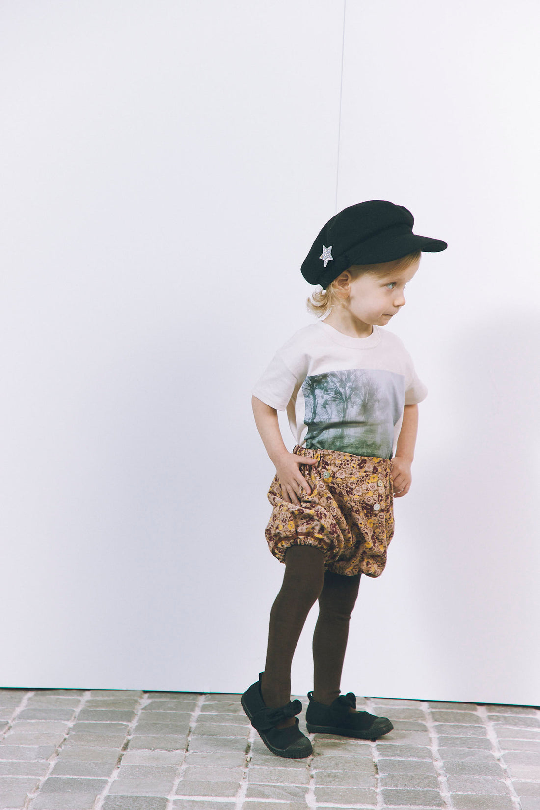 BABY sailor style bloomers : flowers