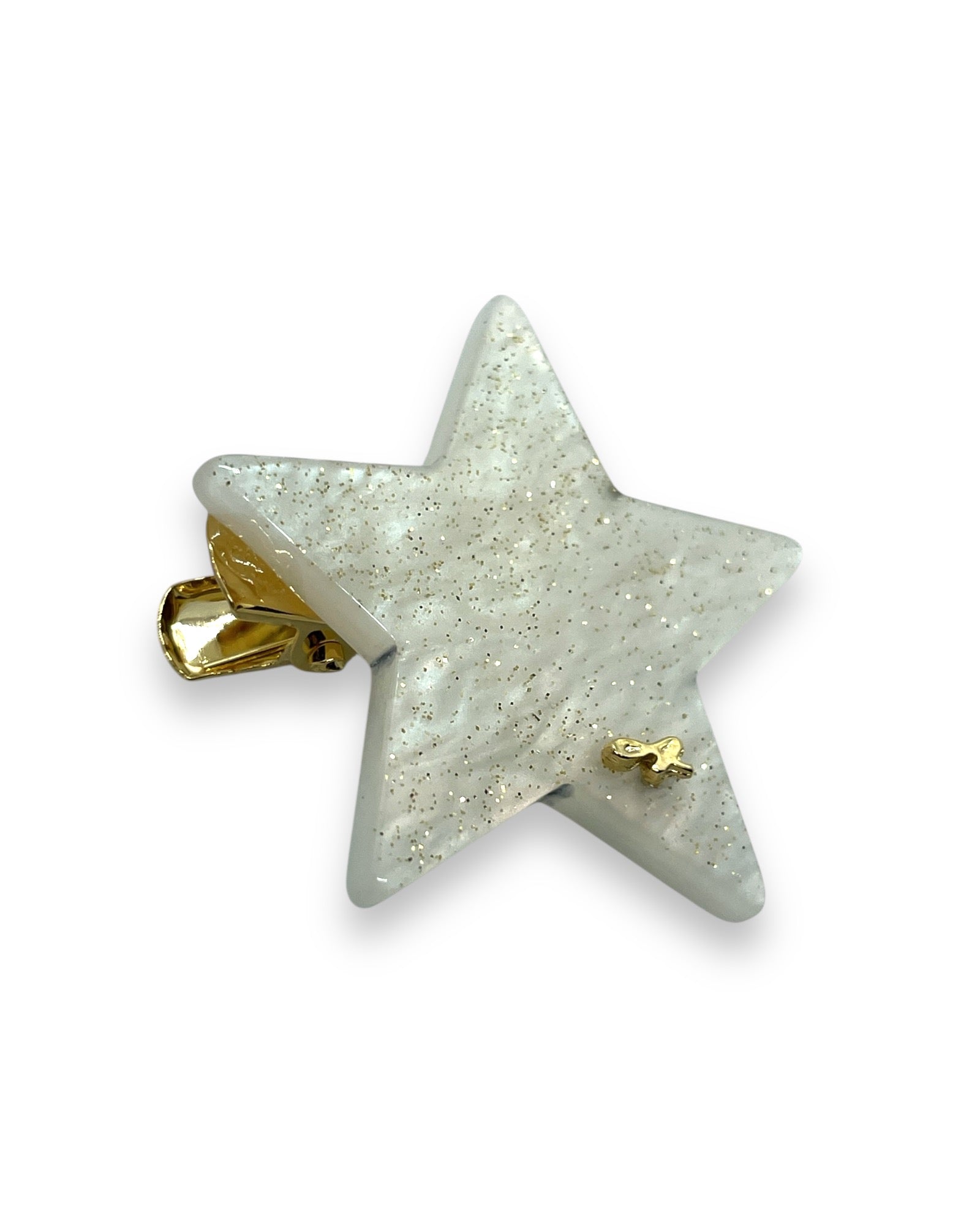 acrylic accessory - Star - white champagne
