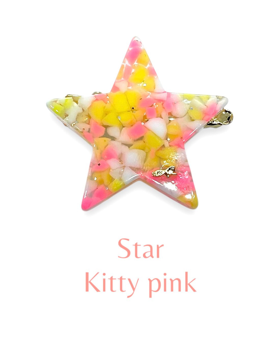 acrylic accessory - Star - kitty pink