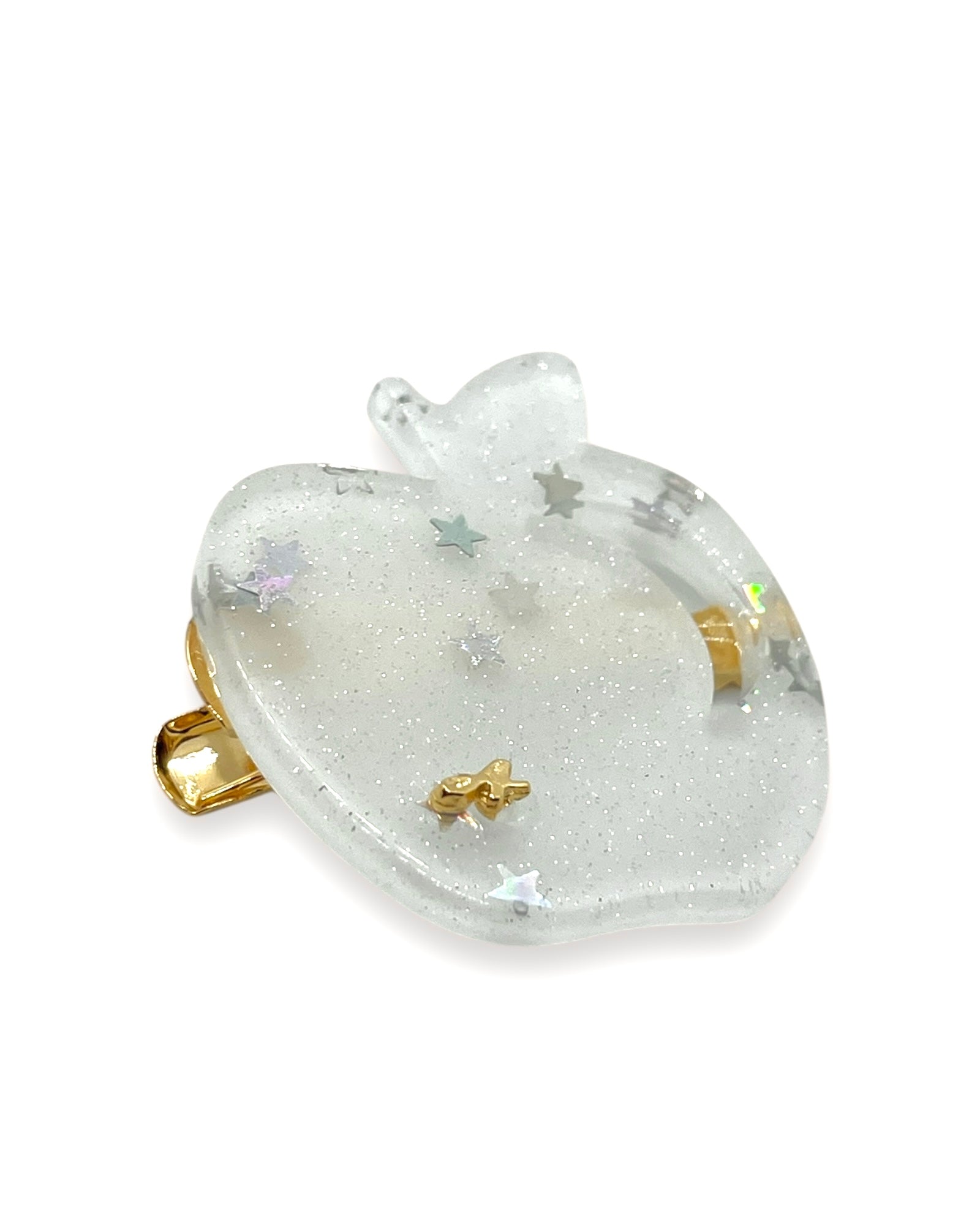 acrylic accessory - Apple - silver stars