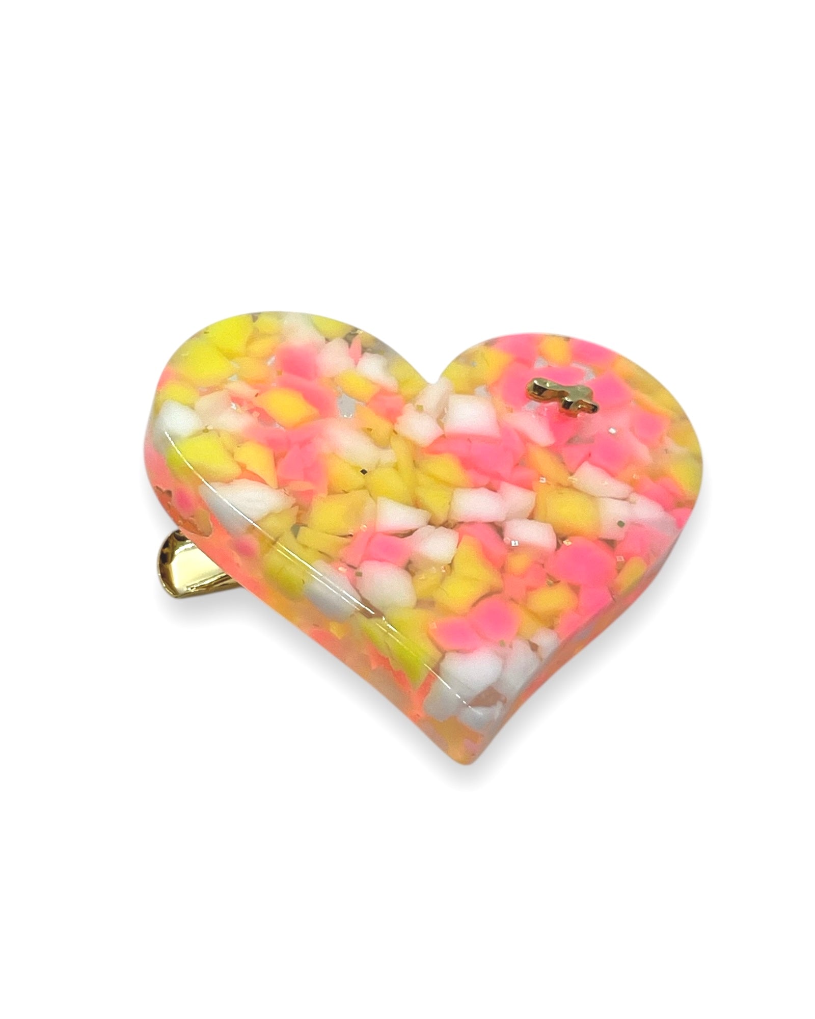acrylic accessory - Heart : kitty pink