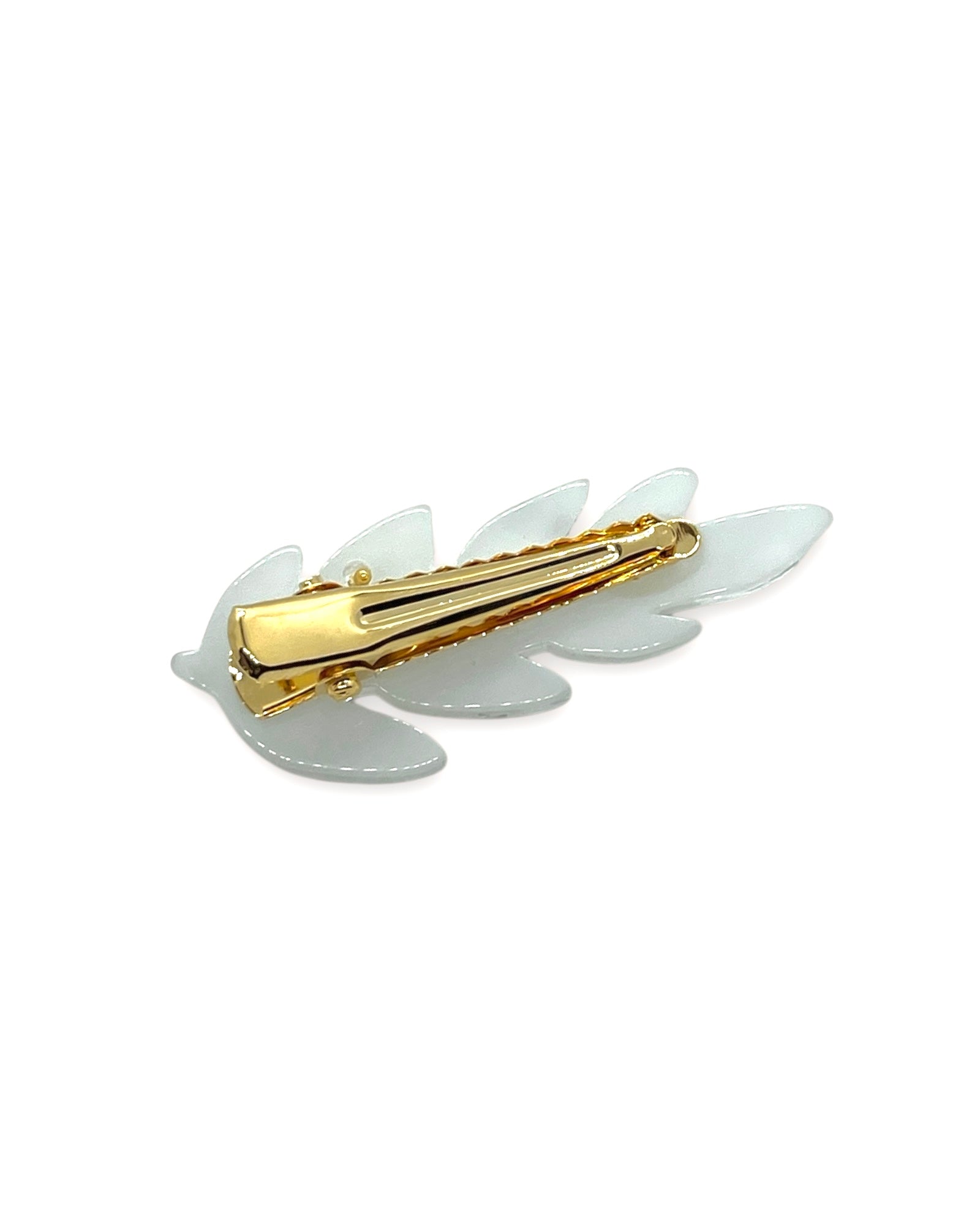 acrylic accessory - Leaf - silver stars
