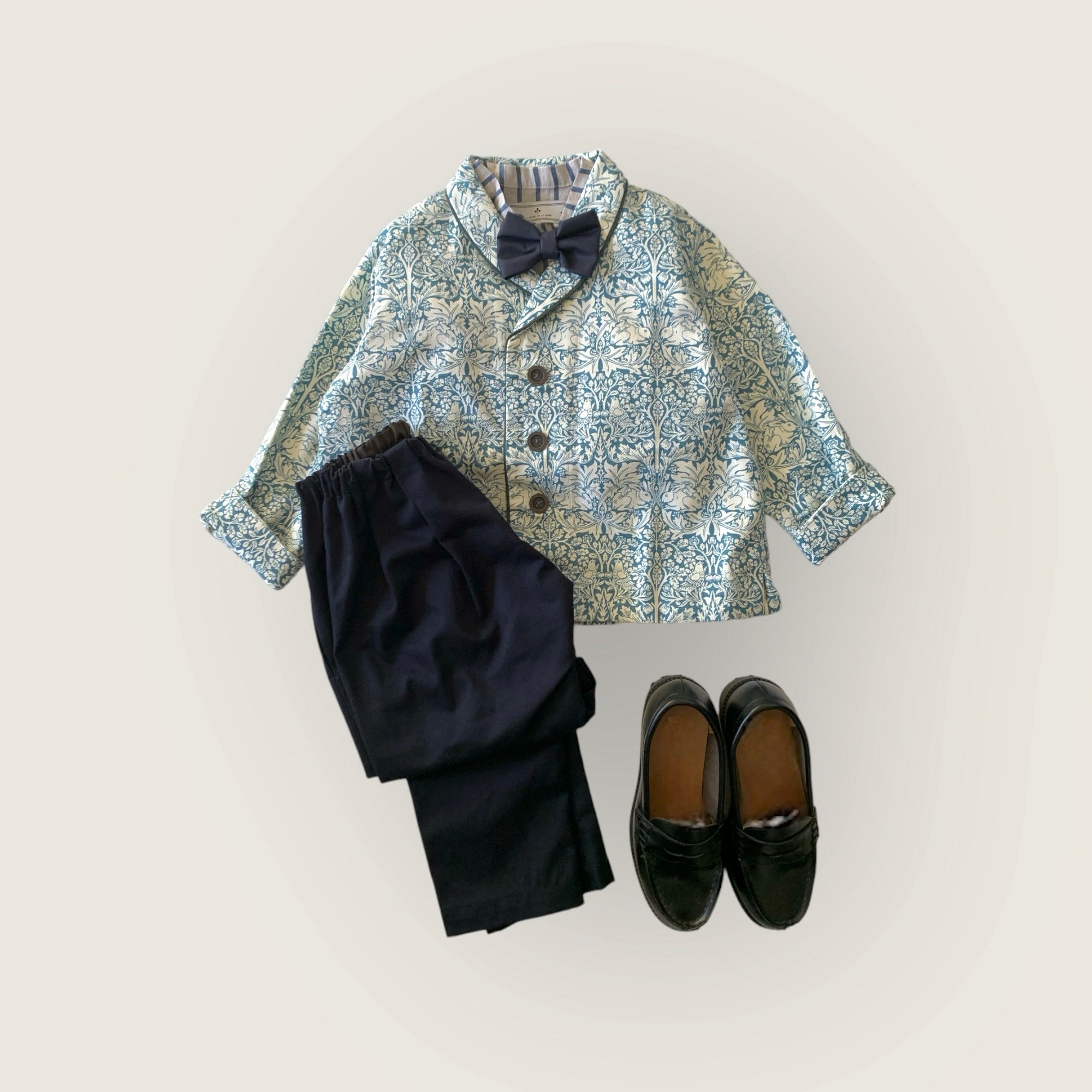 shawl collar jacket:Morris rabbit