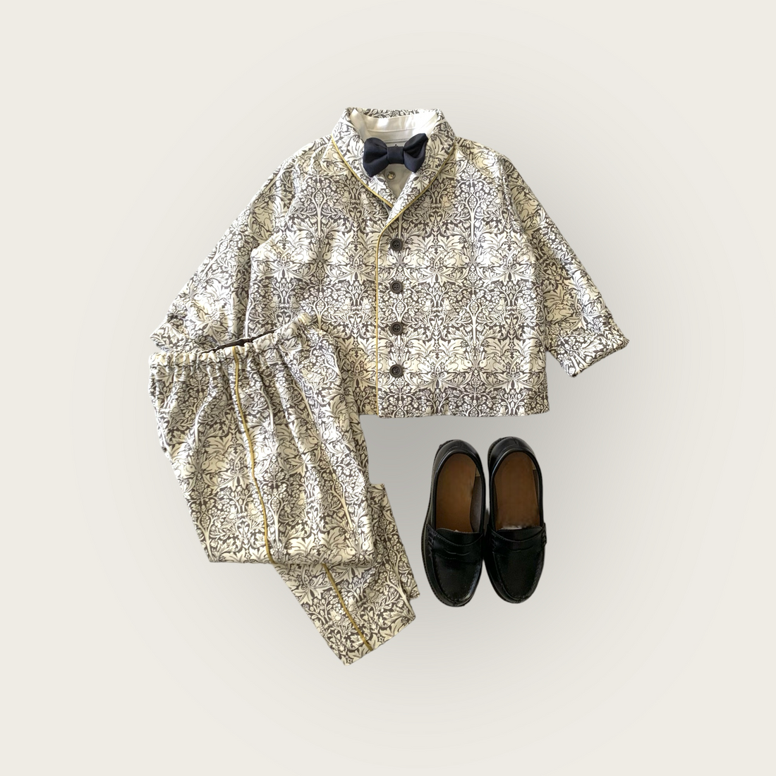 shawl collar jacket:Morris rabbit