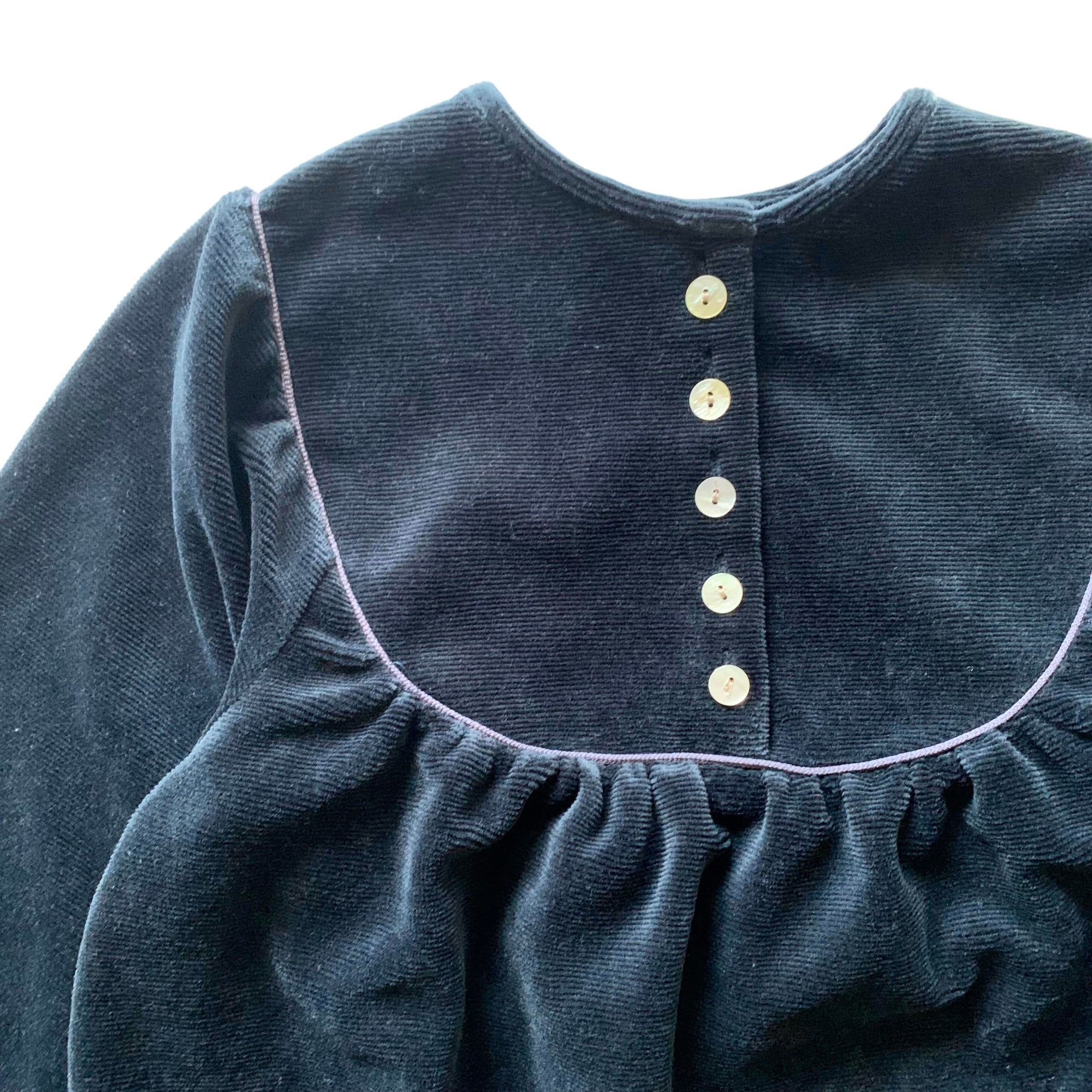 velor dress : NAVY
