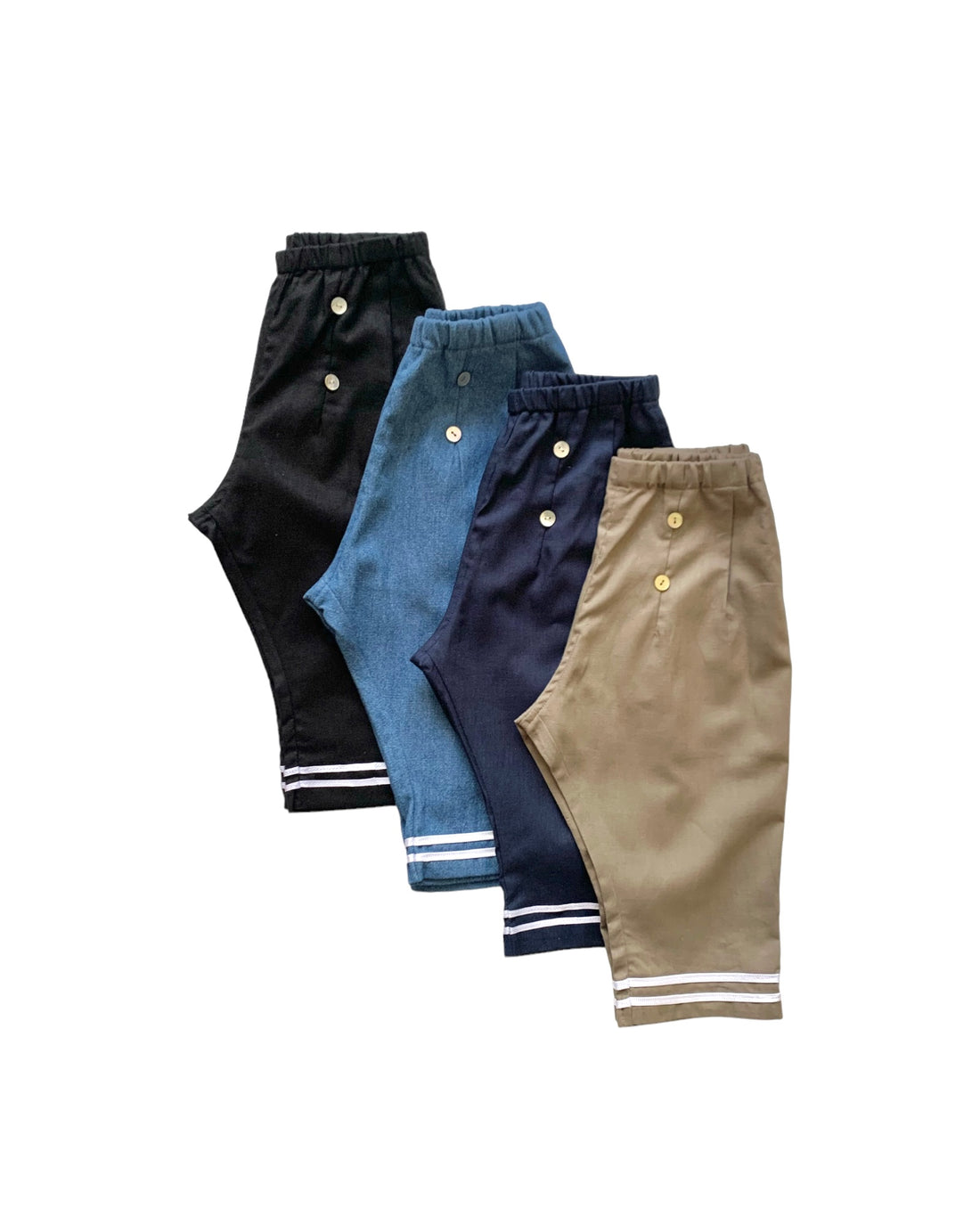 long sailor pants : black, navy , beige