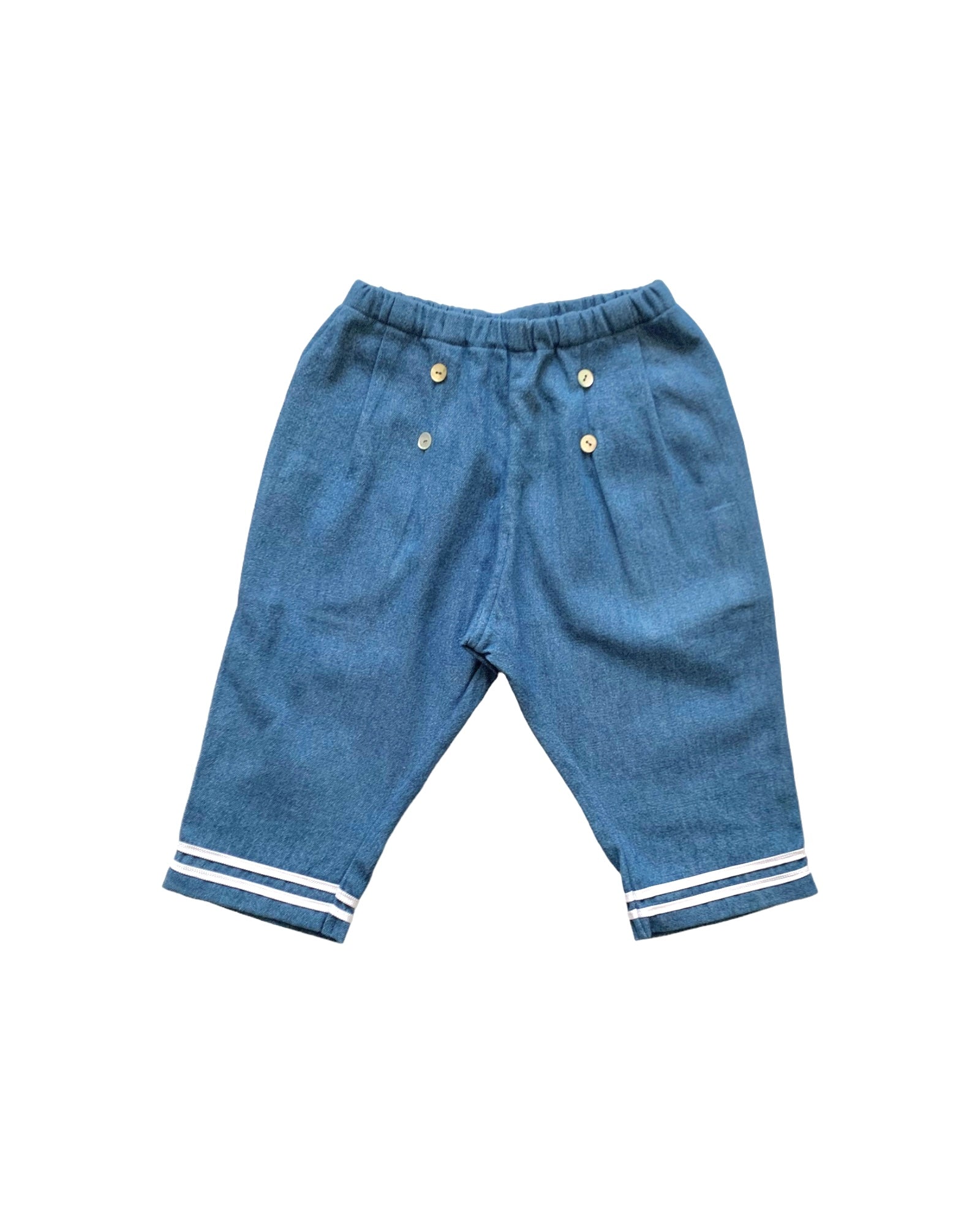 long sailor pants :denim