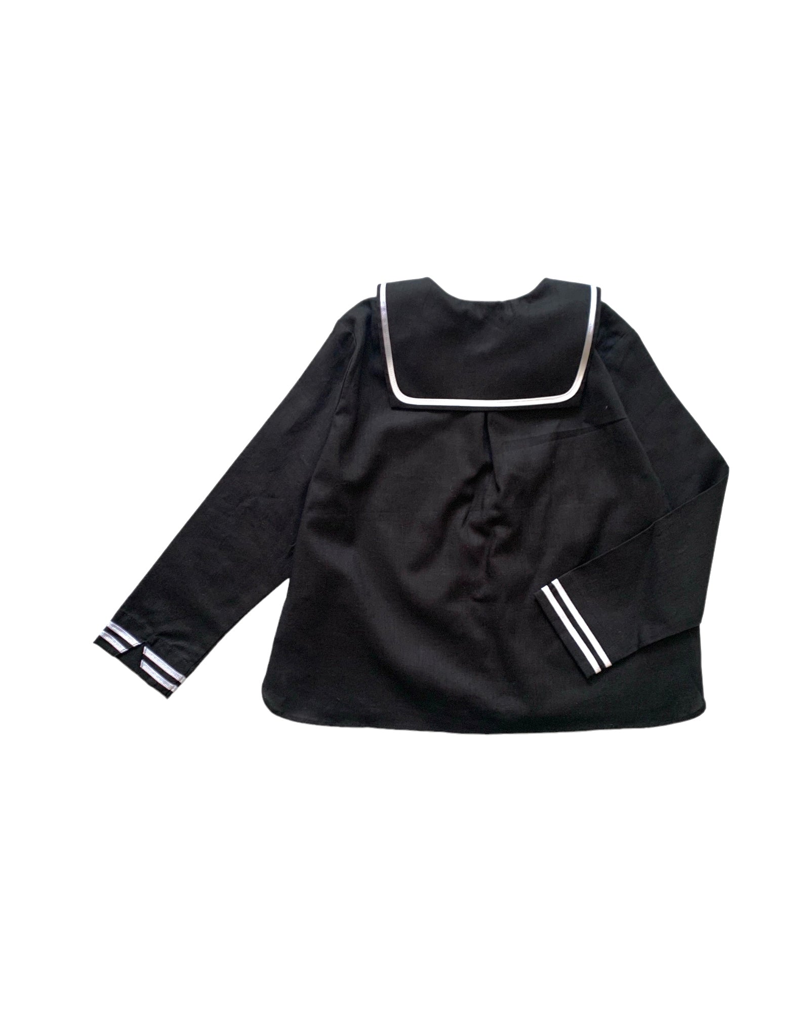 long sailor shirt:black, navy, beige