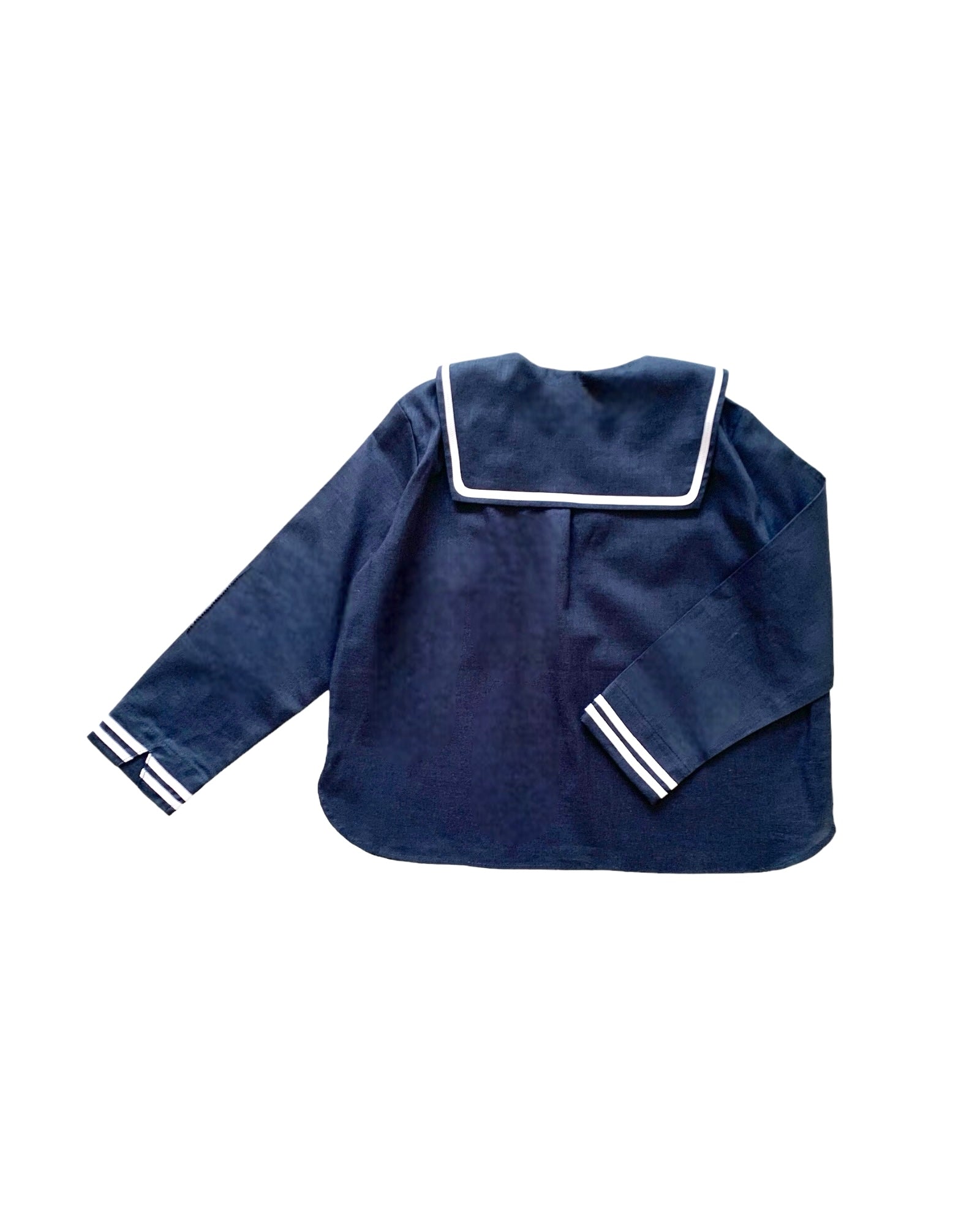 long sailor shirt:black, navy, beige