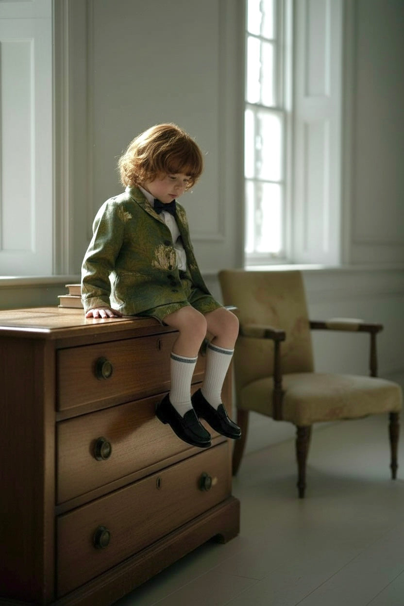 mid length pants: Morris anemone