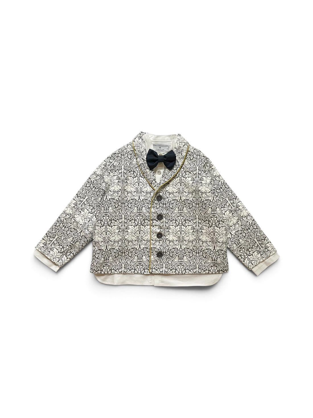shawl collar jacket:Morris rabbit
