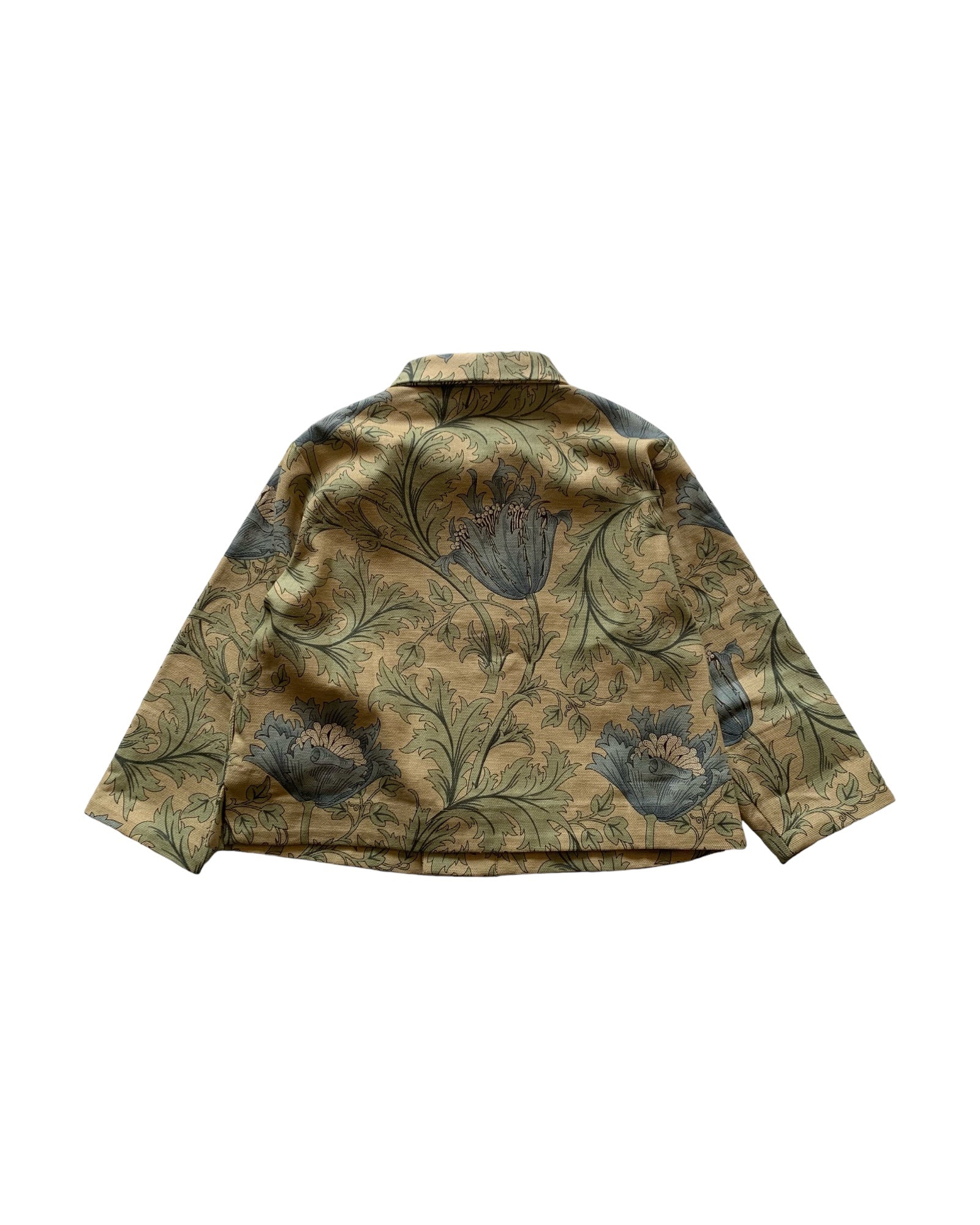 shawl collar jacket : morris anemone