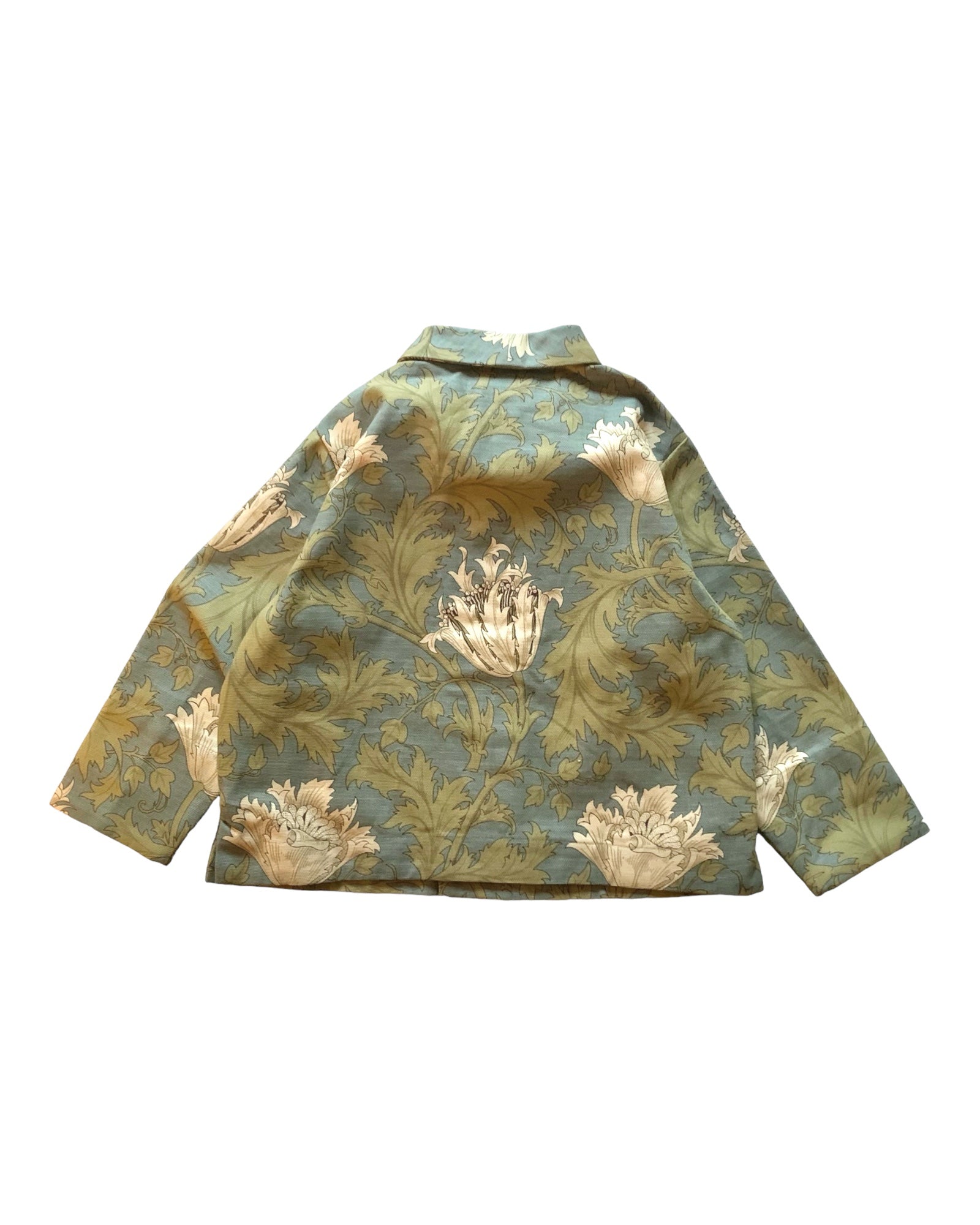 shawl collar jacket : morris anemone