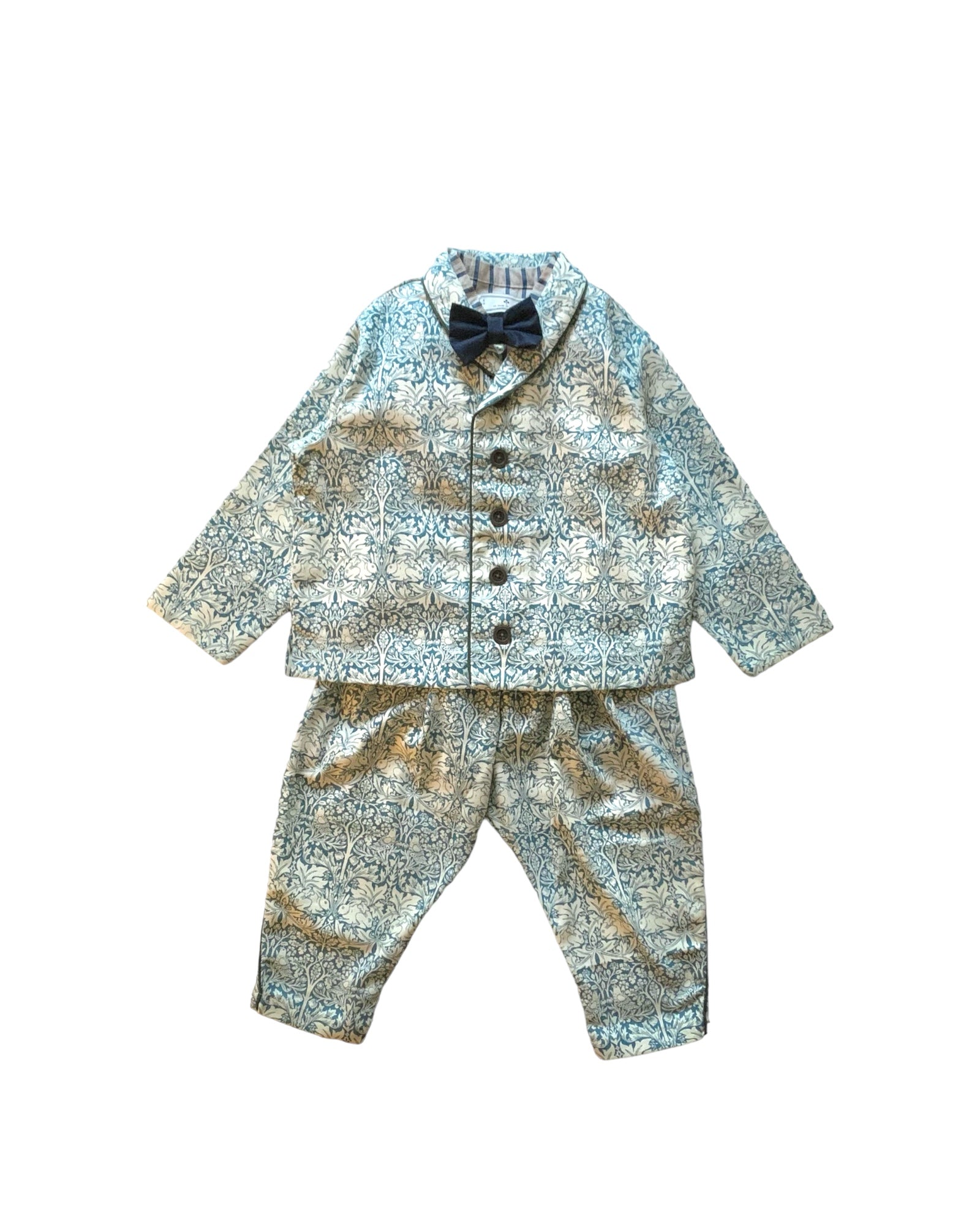 shawl collar jacket:Morris rabbit