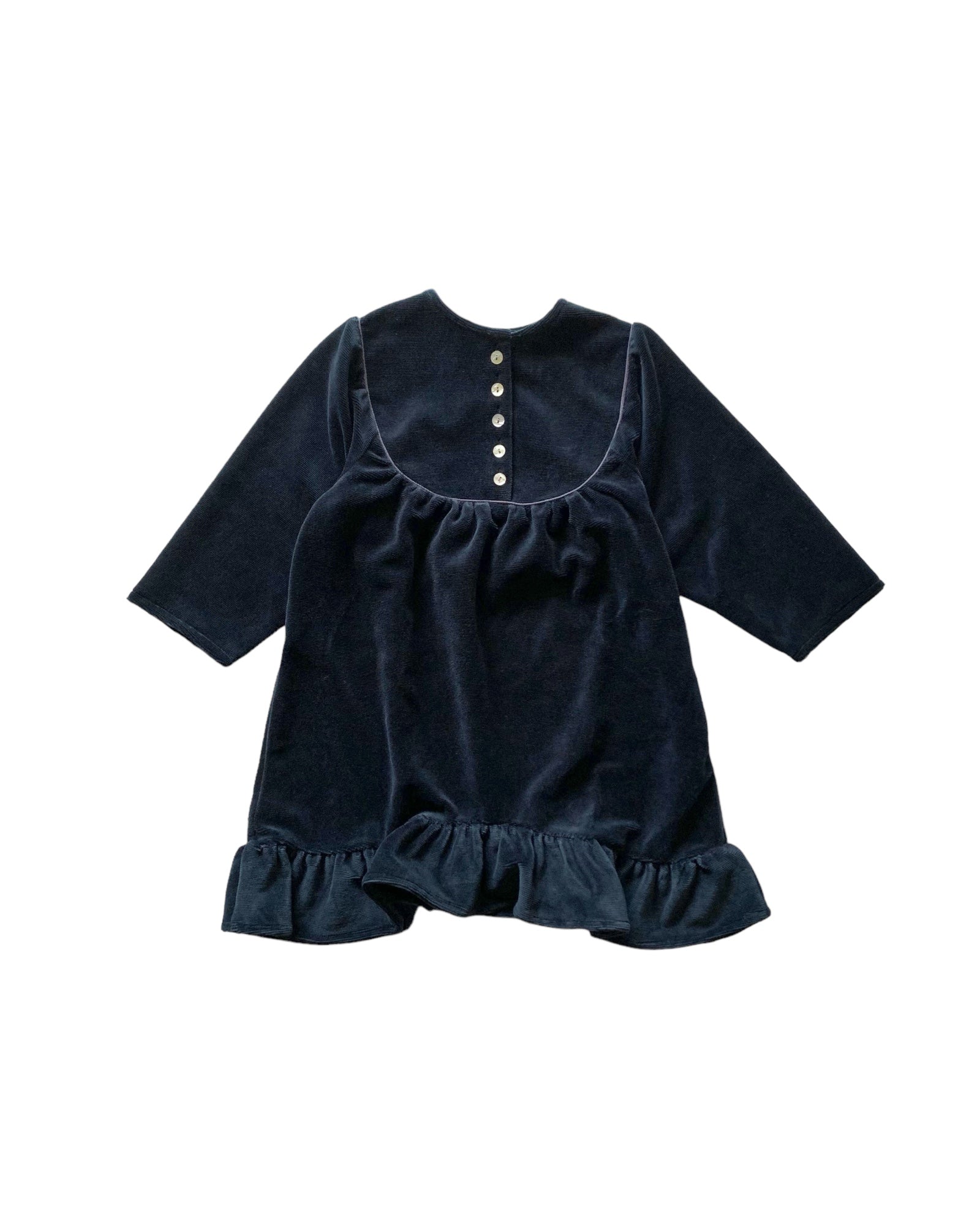 velor dress : NAVY