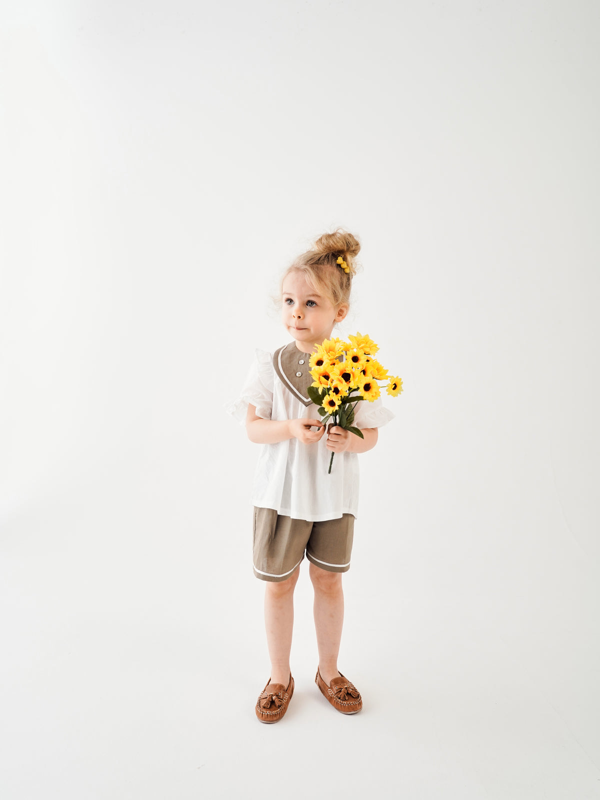 sailor pants  short / KHAKI