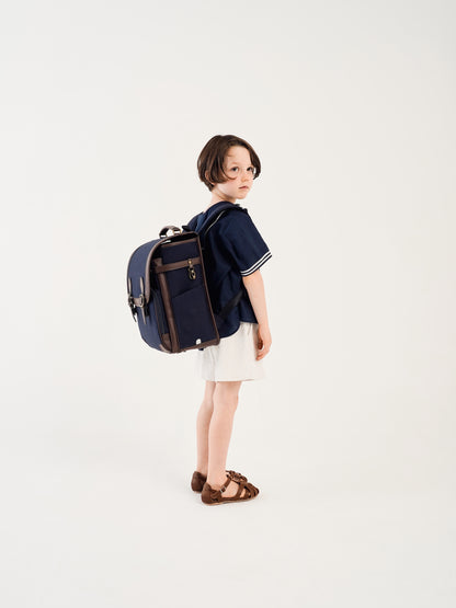 sailor shirt short sleeves  / BLACK