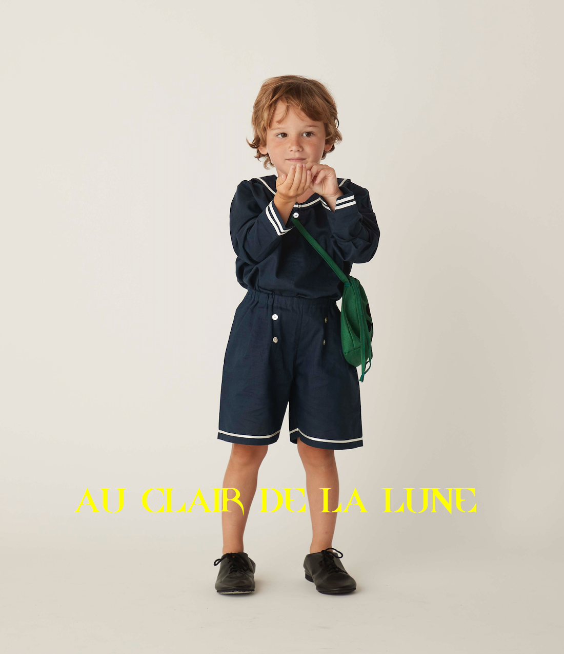 long sailor shirt：black, navy, beige