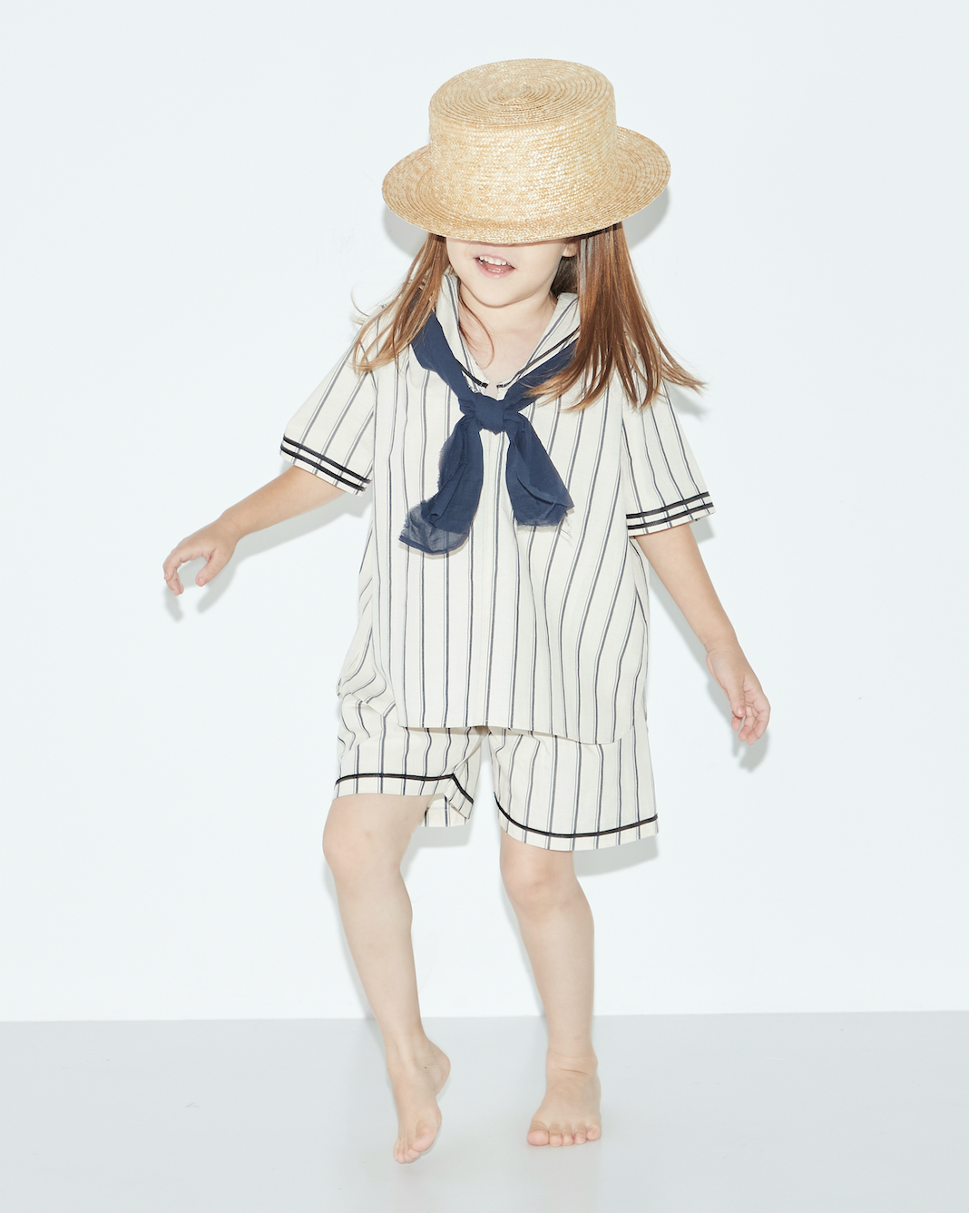 sailor shirt short : retro stripes