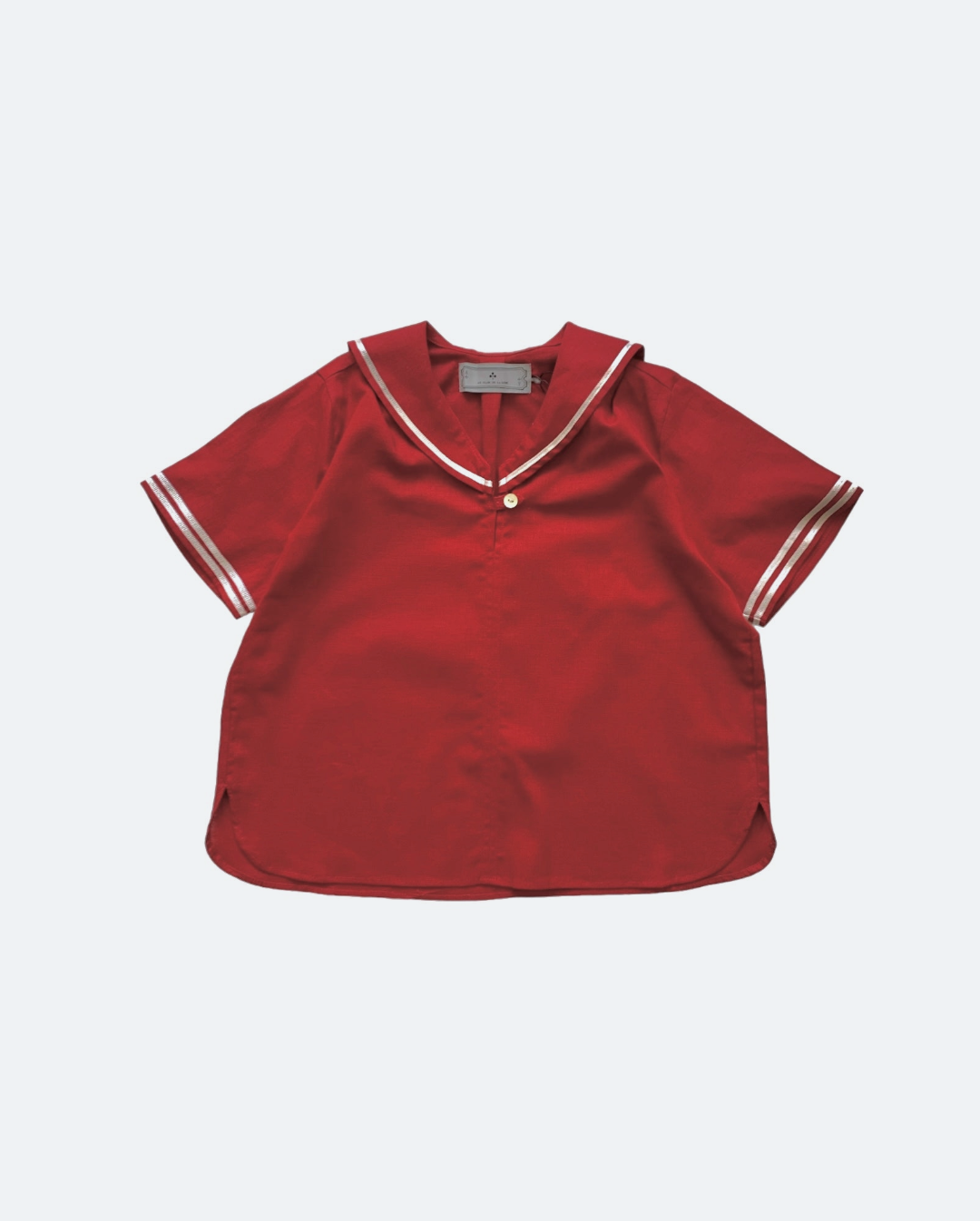 Sailor shirt short sleeves / BORDEAUX