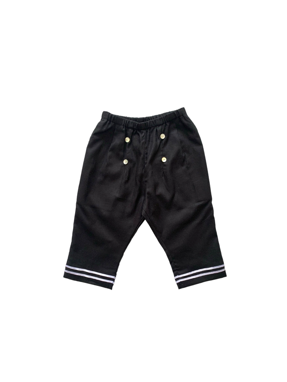 long sailor pants / BLACK