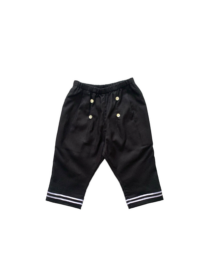 long sailor pants / BLACK