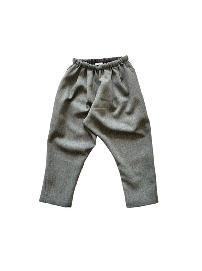 tuck pants :Gray