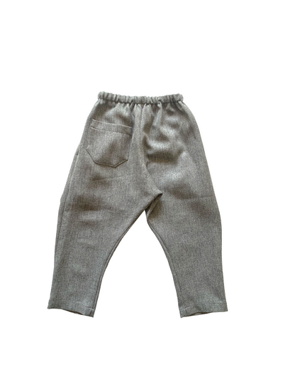 tuck pants :Gray