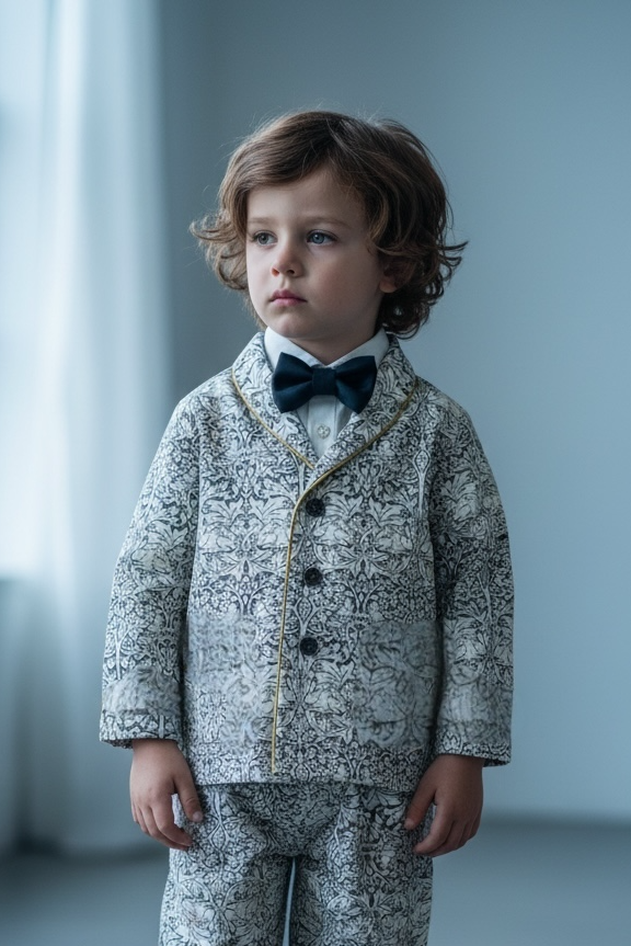 shawl collar jacket：Morris rabbit