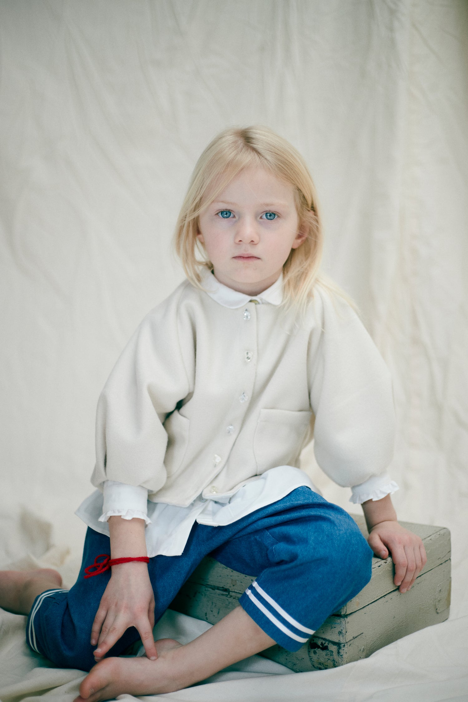long sailor pants ：denim