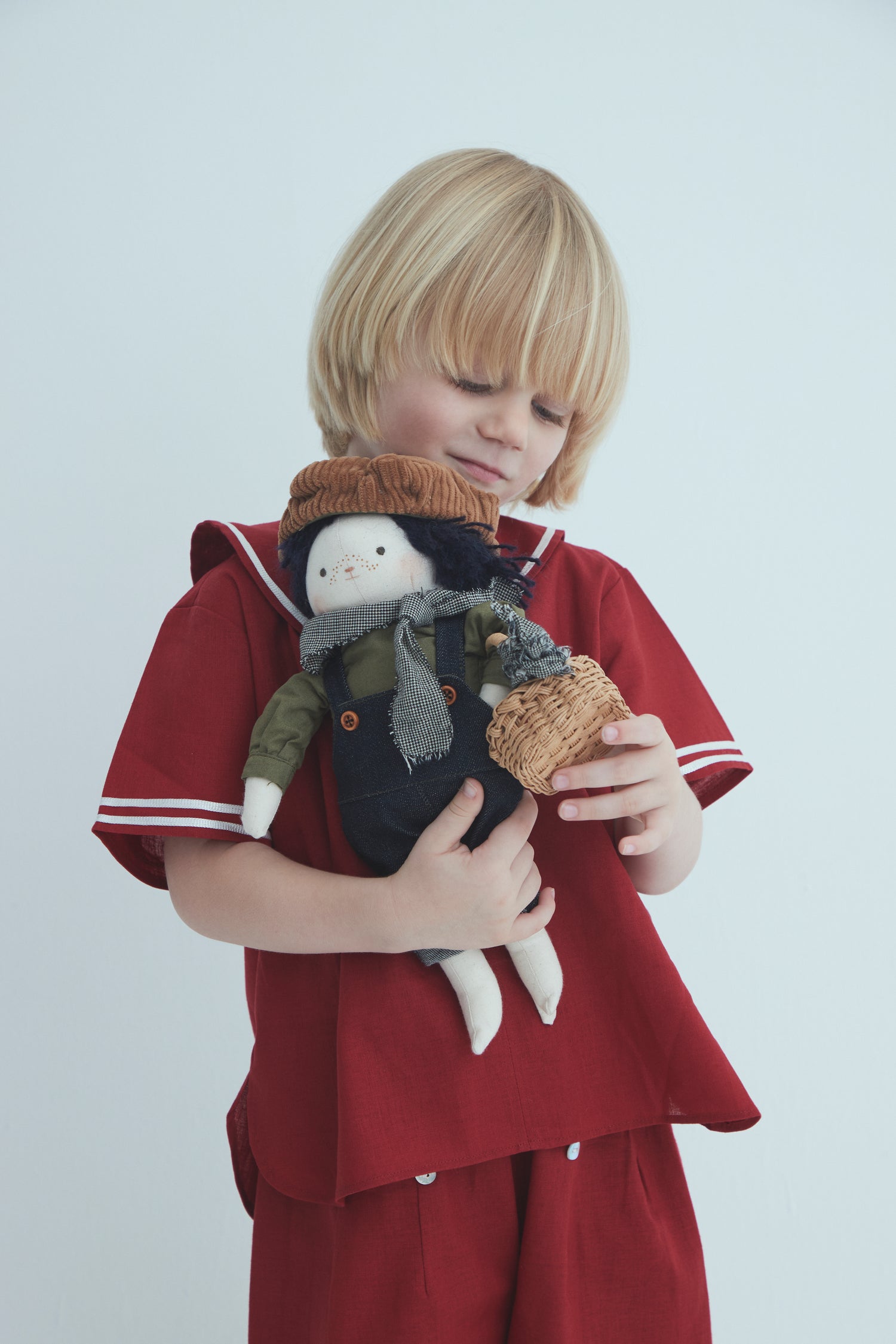 Sailor shirt short sleeves / BORDEAUX