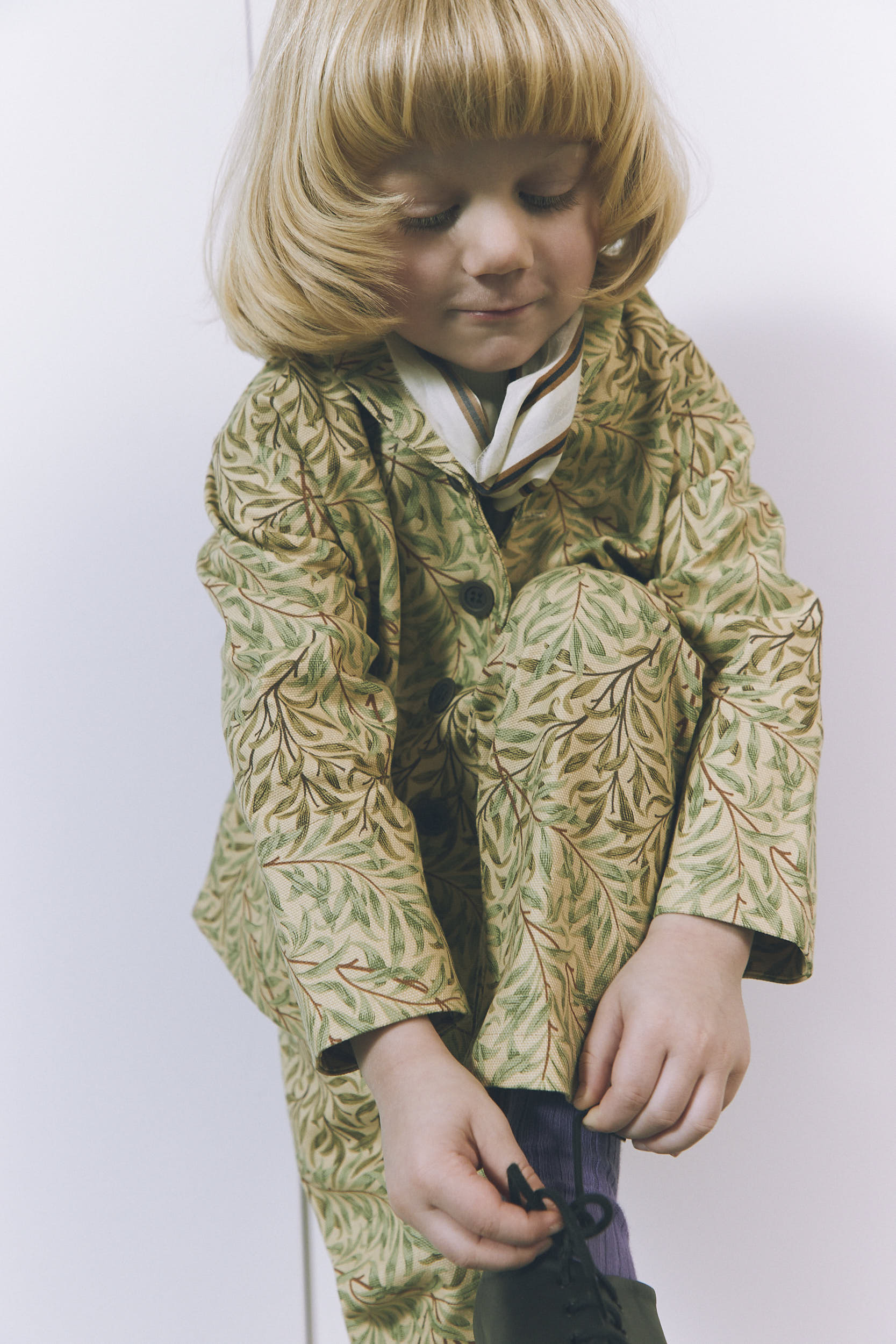 shawl collar jacket: willow