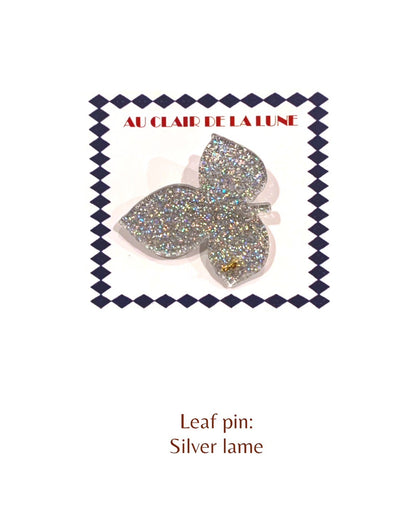 acrylic accessory【LEAF】安全ピン