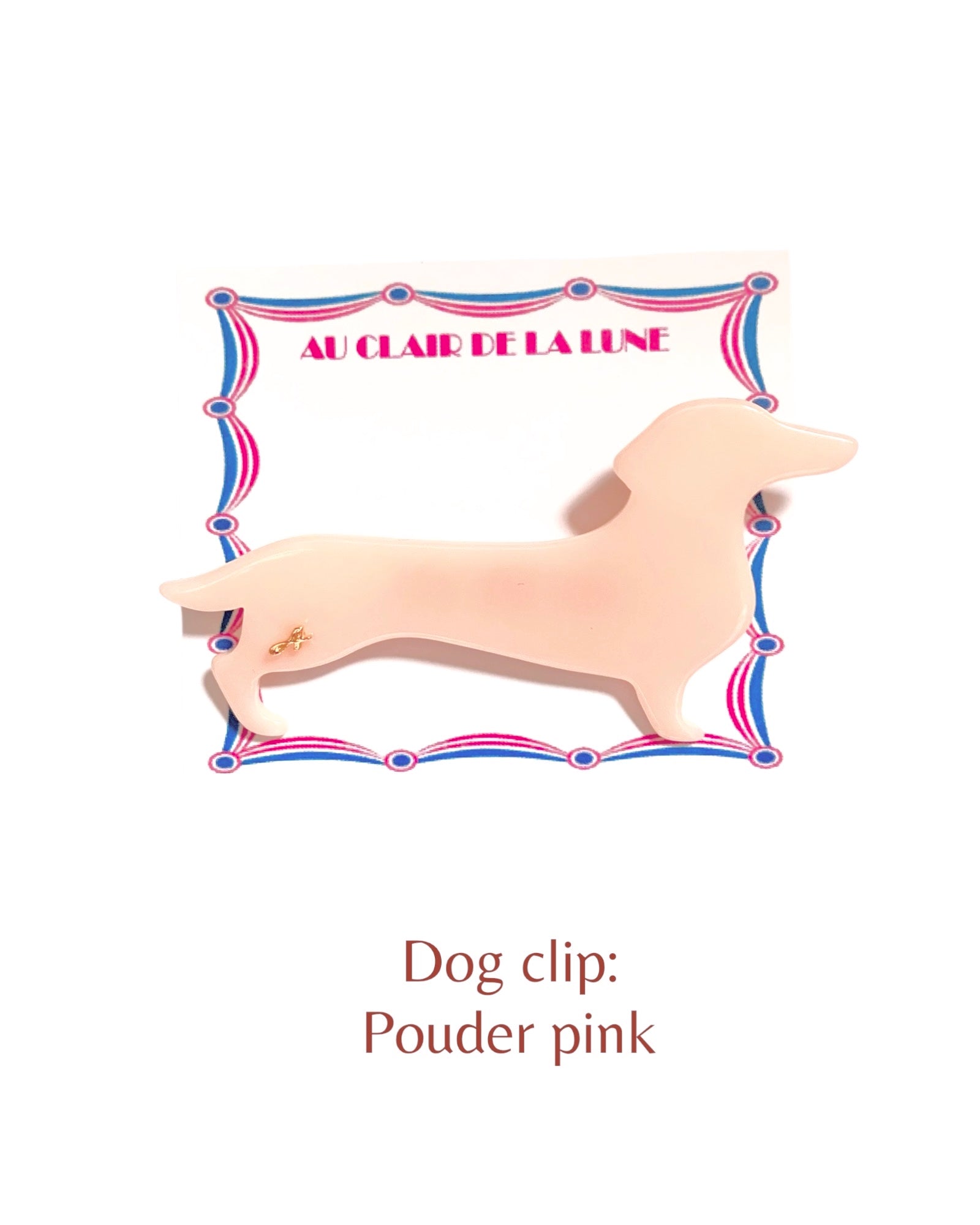 acrylic accessory【DOG】クリップ