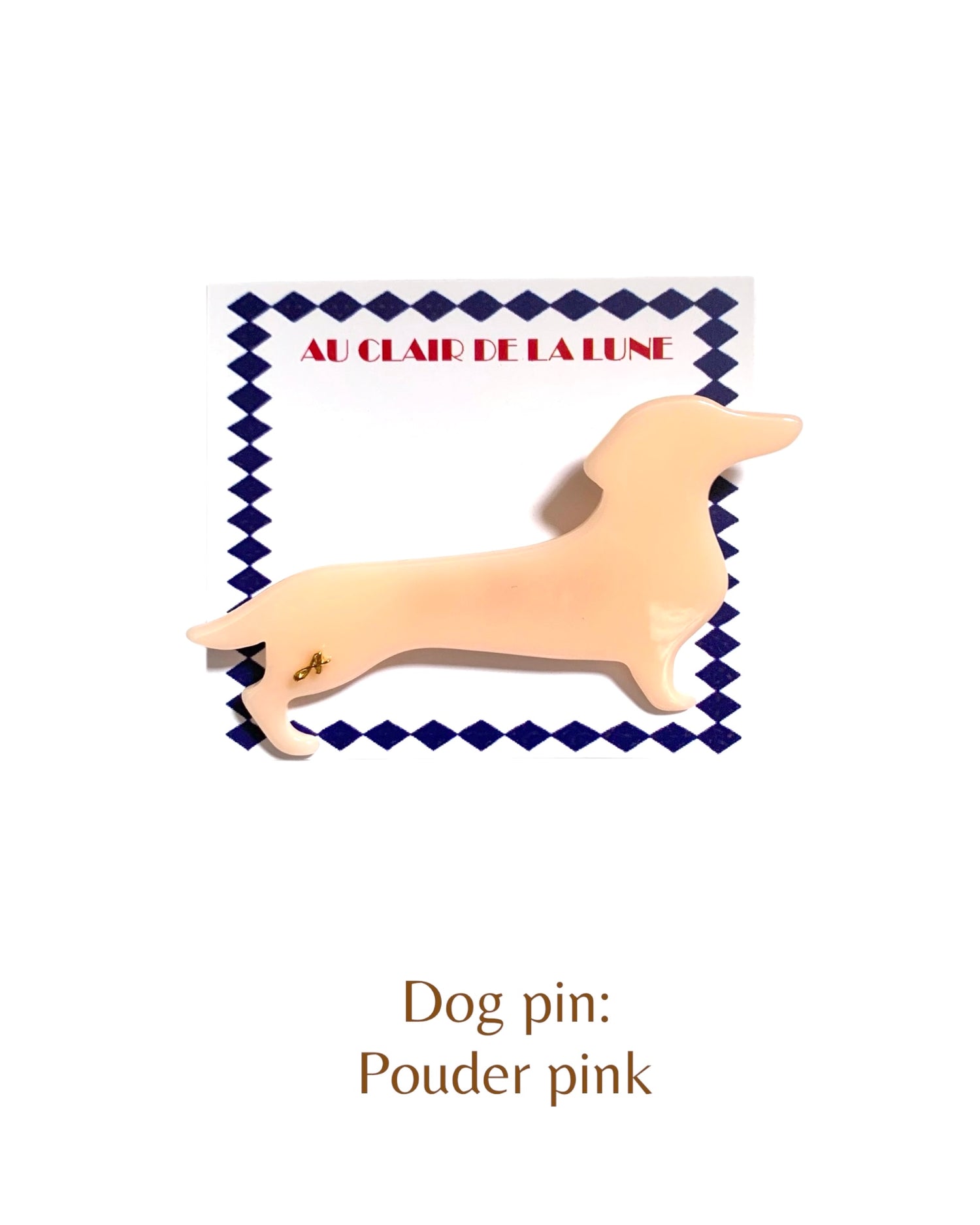 acrylic accessory【DOG】安全ピン