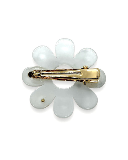 acrylic accessory - Flower - silver stars