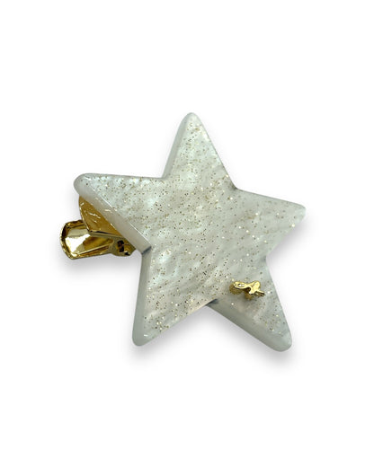acrylic accessory - Star - white champagne