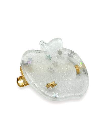 acrylic accessory - Apple - silver stars