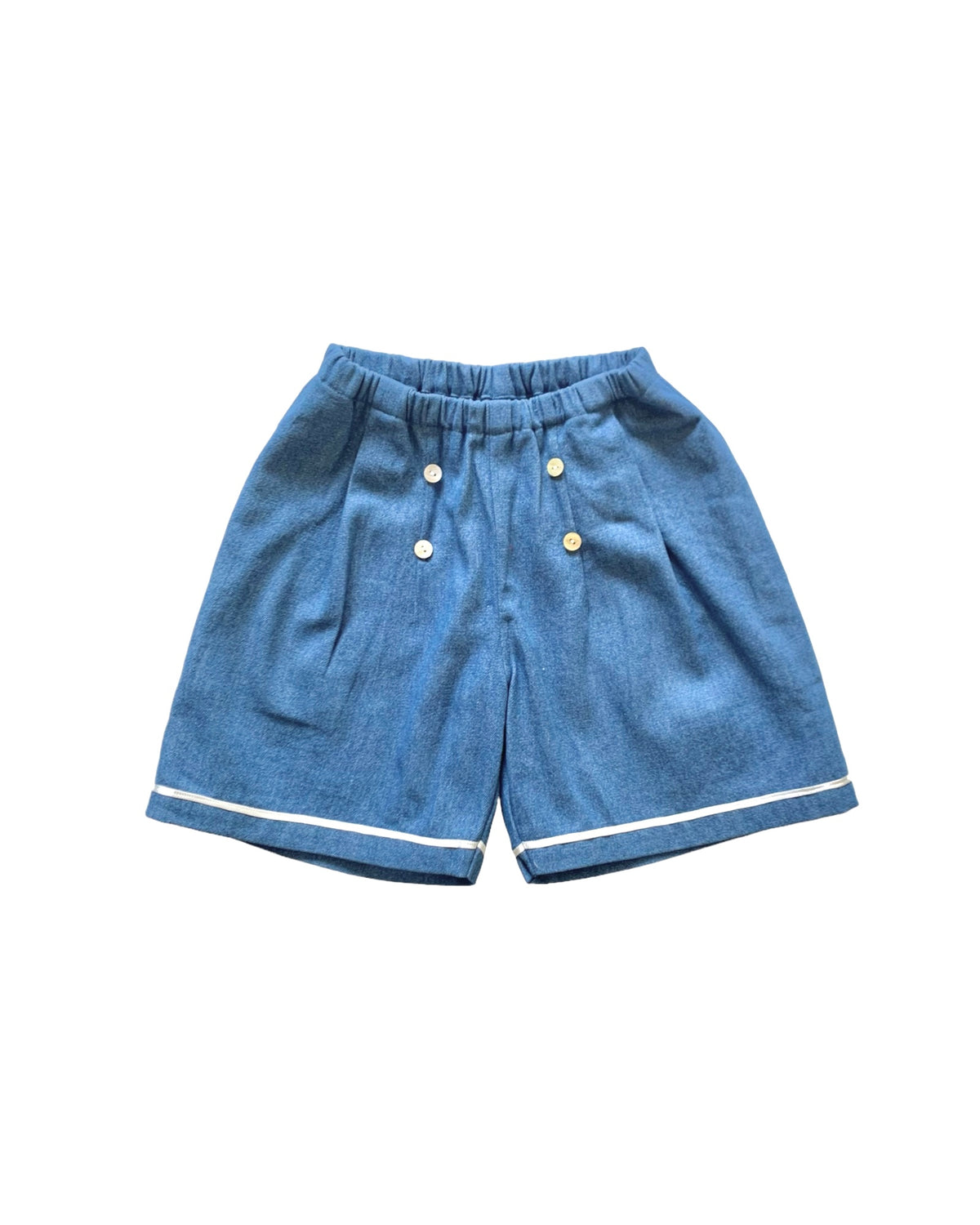 sailor pants short / DENIM