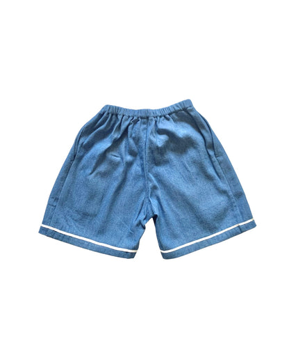sailor pants short / DENIM