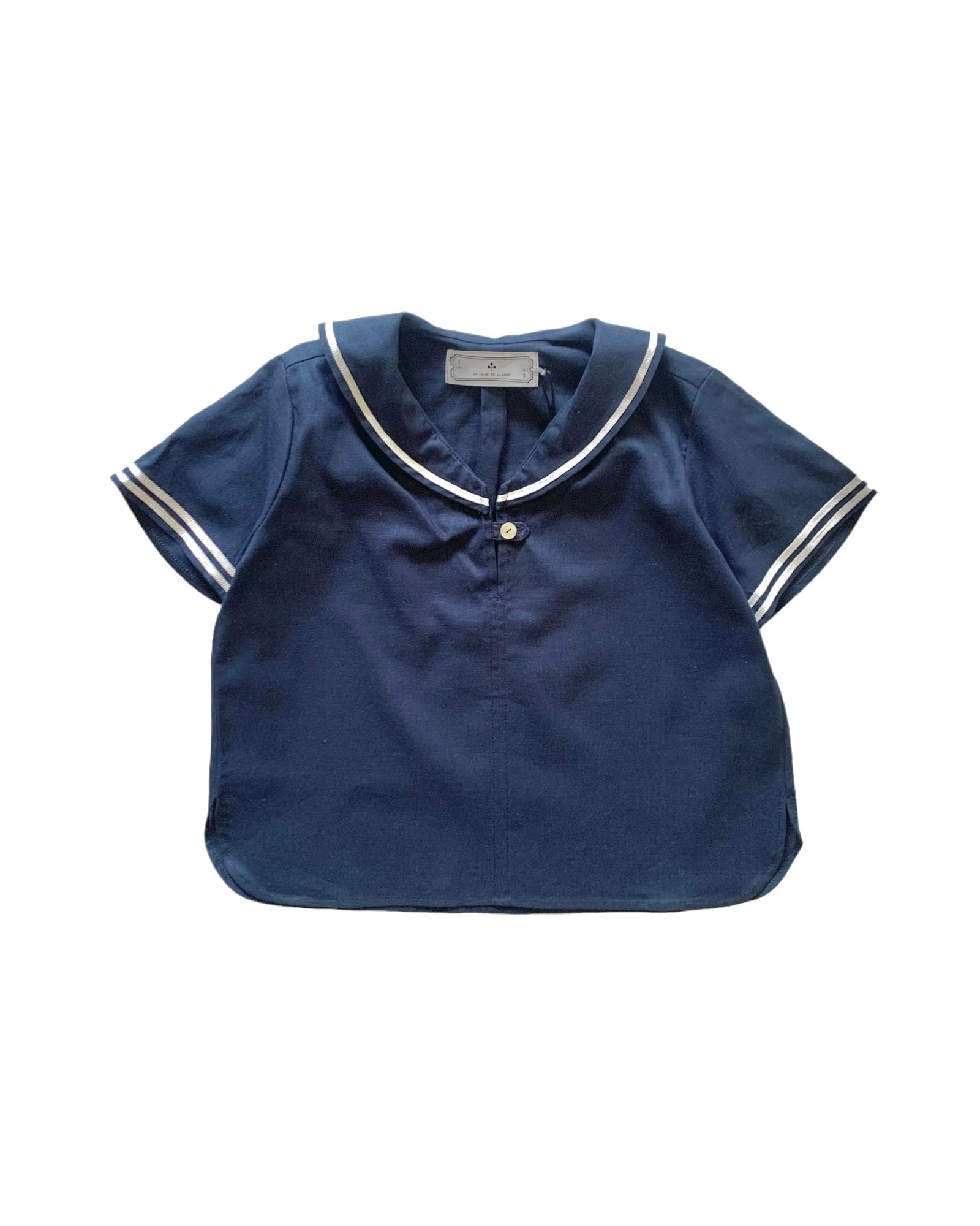 Sailor shirt short sleeves / NAVY