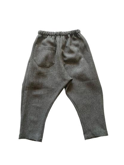 tuck pants :Gray