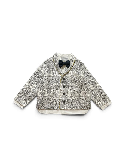 shawl collar jacket：Morris rabbit