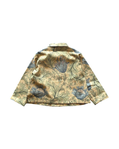 shawl collar jacket  : morris anemone